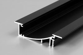 Profil LED FLAT czarny anodowany